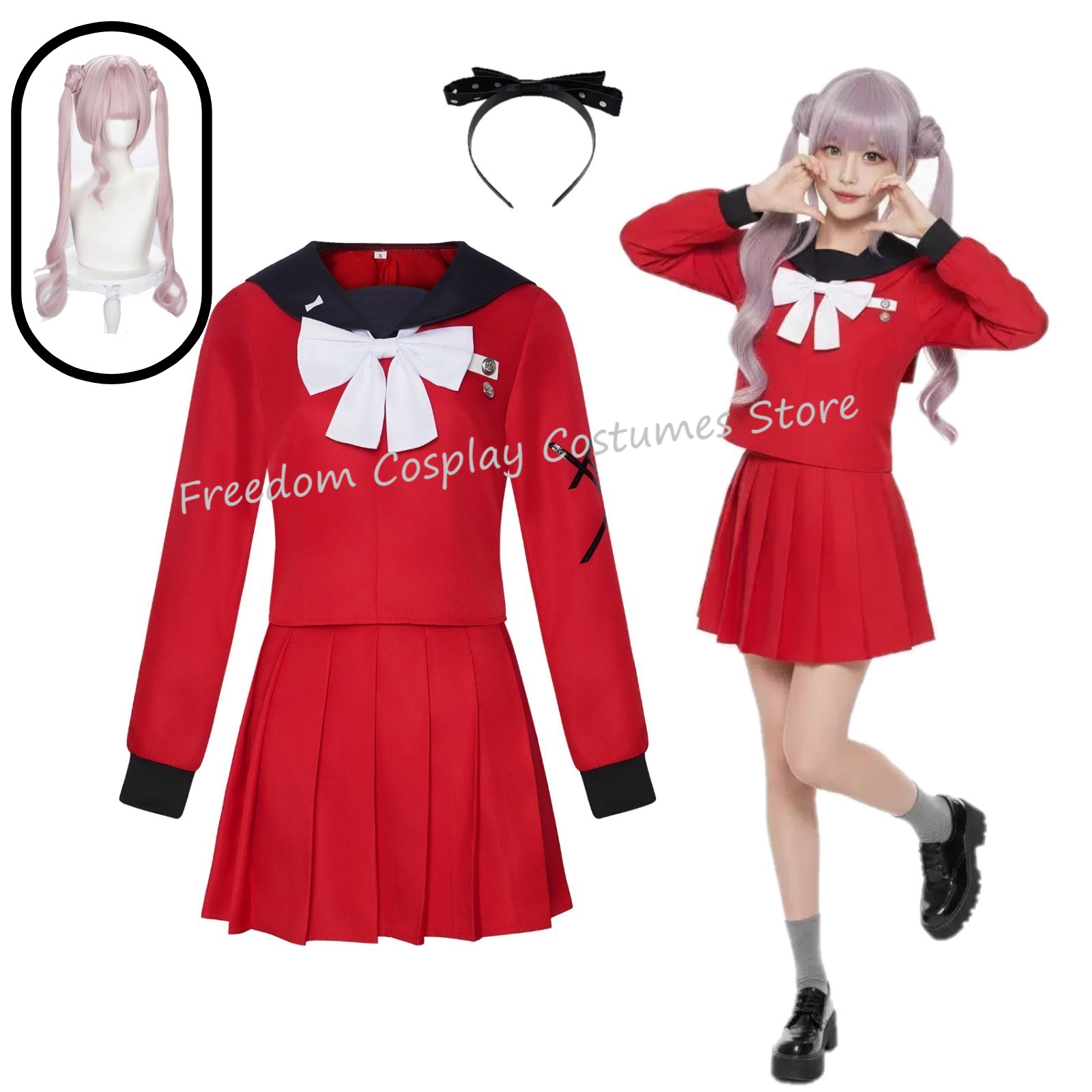 Party Games School - The Hundred Line Kako Tsukumo Cosplay