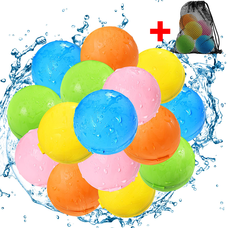 Party Games Using Balloons - Reusable silicone water balloons for summer
