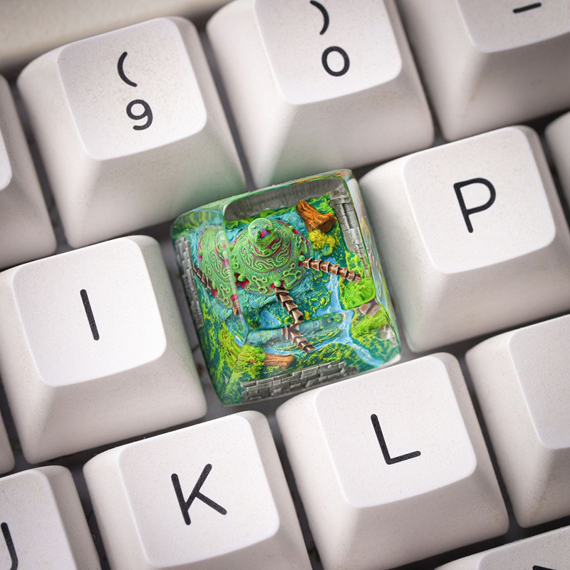 Party Games School - Organism Resin Keycap Creactive Art Keyboard