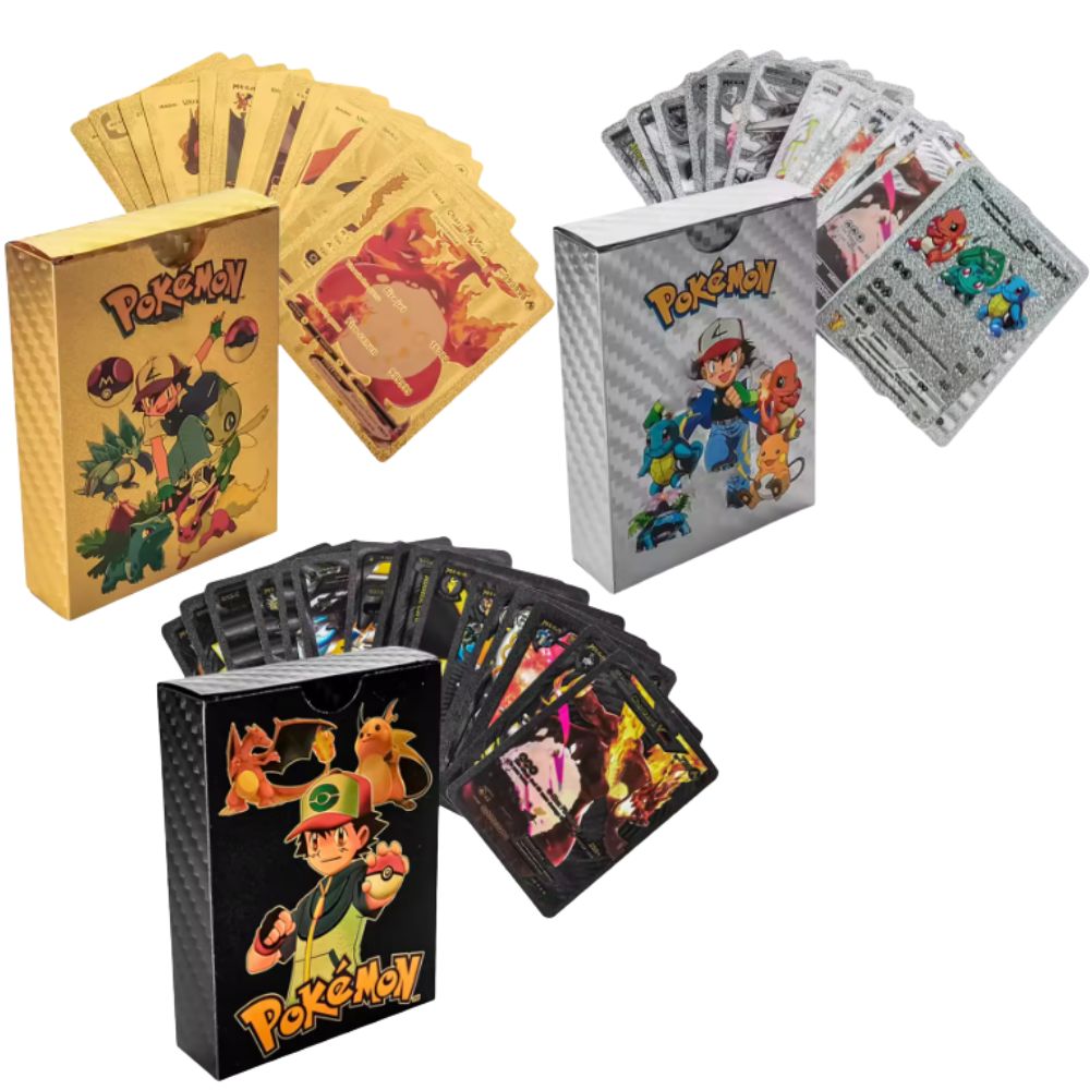Party Games No Props - New 55PCS Pokémon Cards Vmax GX