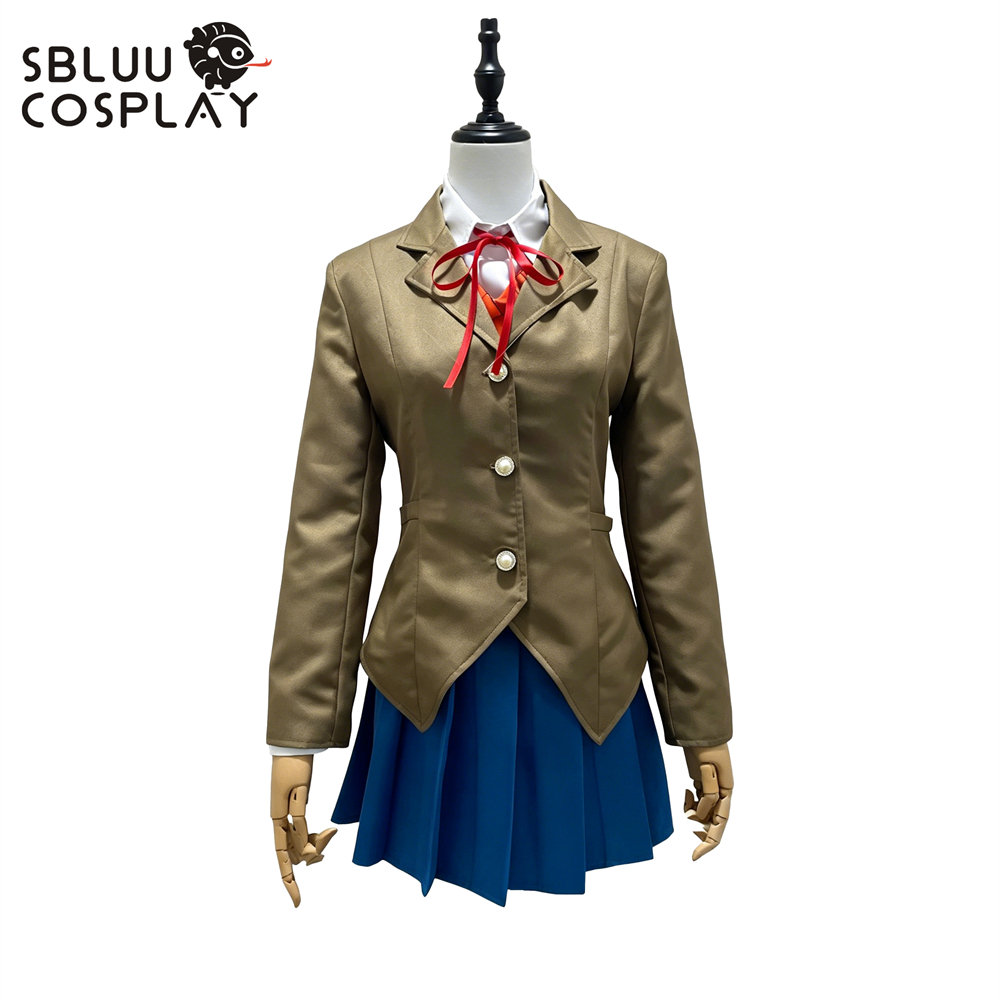 Party Games School - SBluuCosplay Game Cos Monika Cosplay Costume