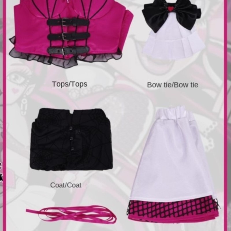 Party Games School - Anime Vampir Draculaura Cosplay Costumes Anime