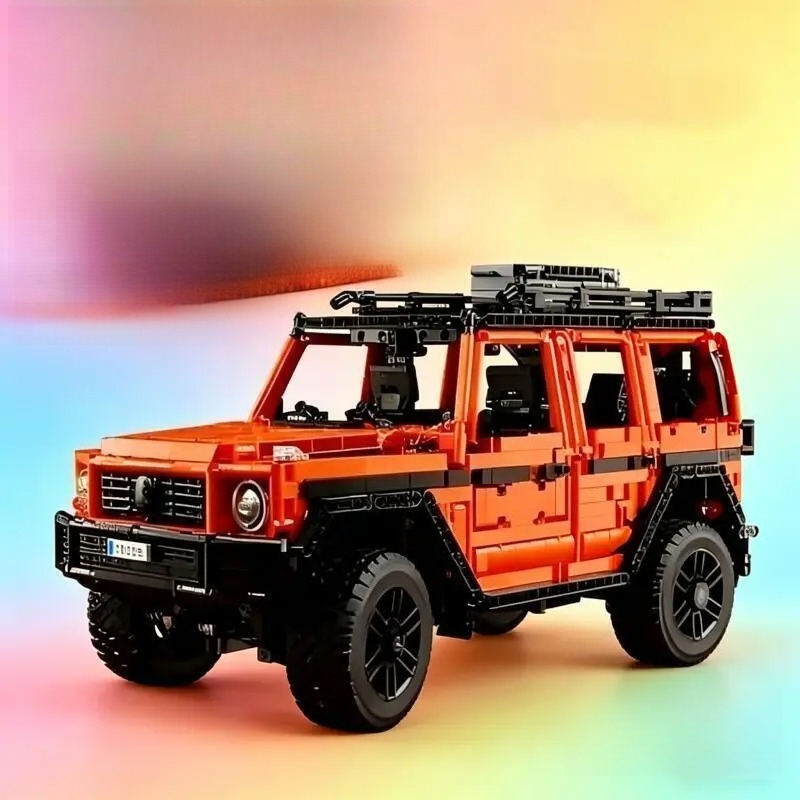 Party Games Birthday - Orange off-road vehicle G500 is suitable