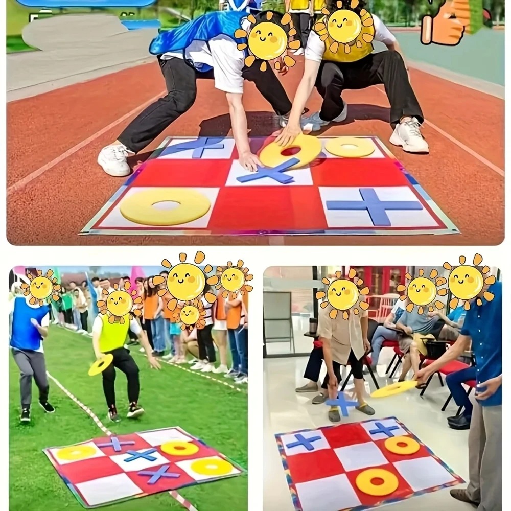 Tic Toe Checkers Game Interact - Party Games Group For Adults recension och pris
