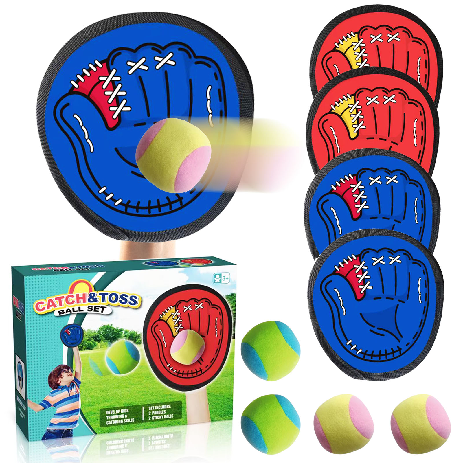 4Set Kids Sucker Sticky Ball T - Limbo Game Set recension och pris