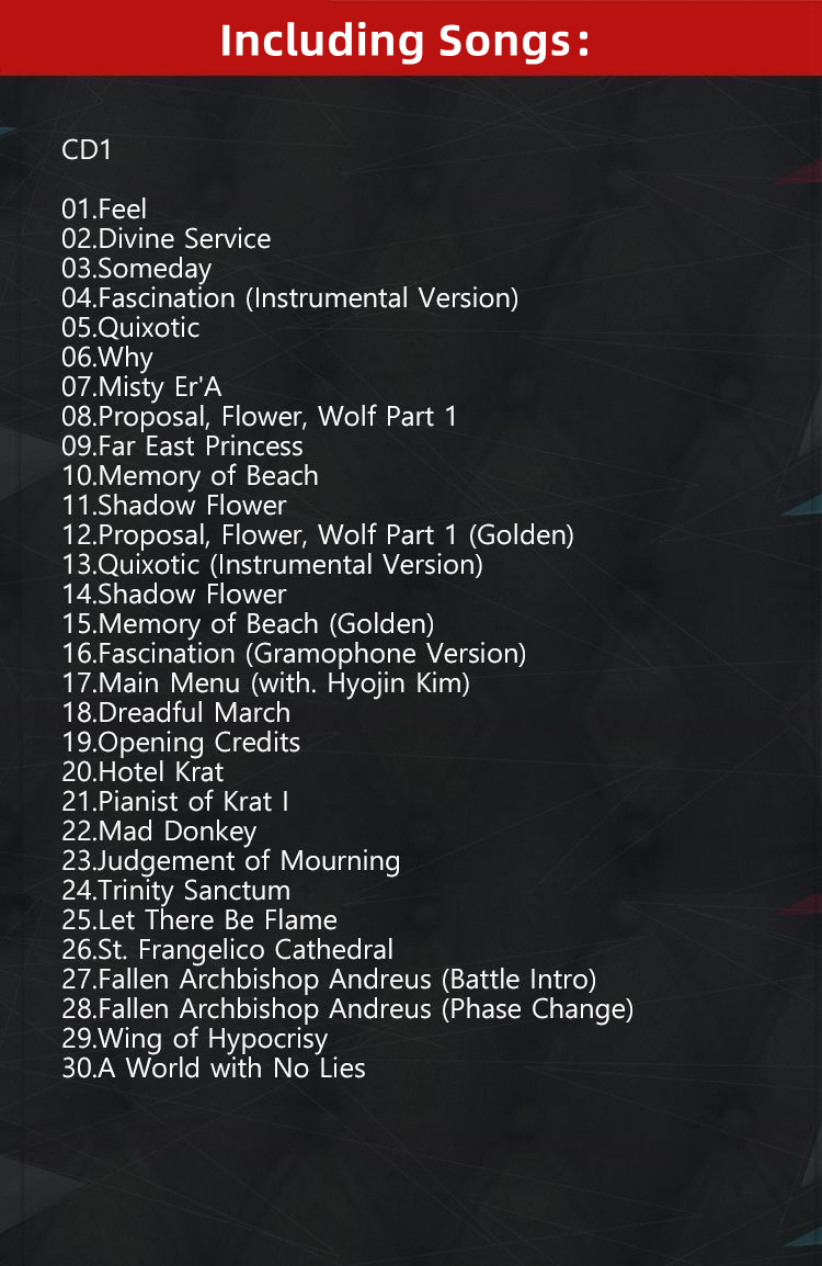 Game Lies Of P Music CD Greate - Party Games No Props recension och pris