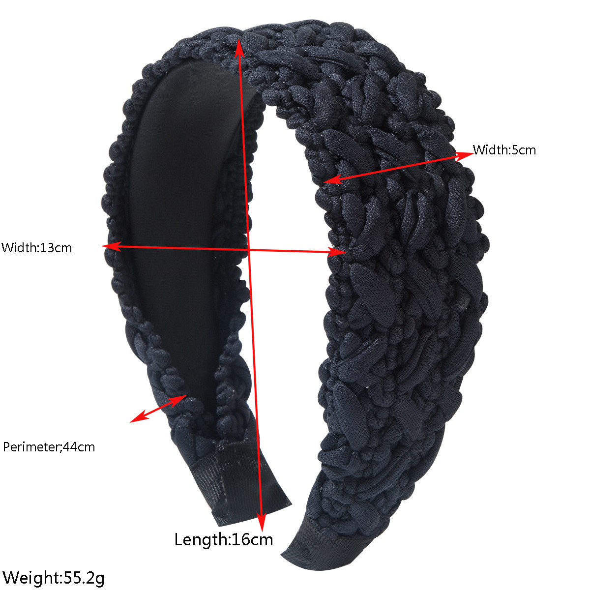Korean Fashion Braided Wide Ha - Ring Toss Outdoor recension och pris