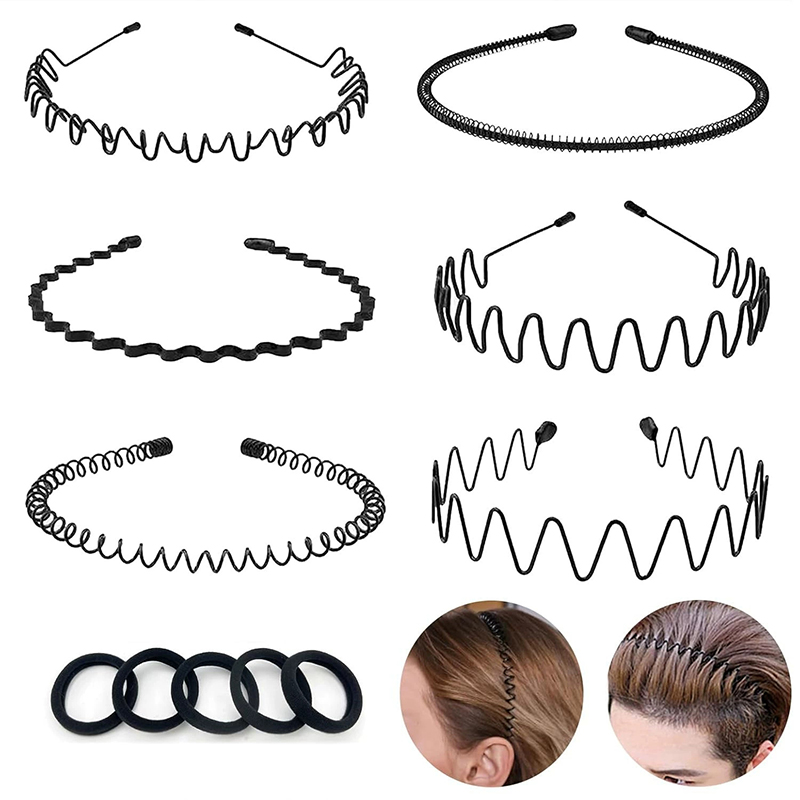 Unisex Metal Wavy Spring Hair  - Ring Toss Outdoor recension och pris