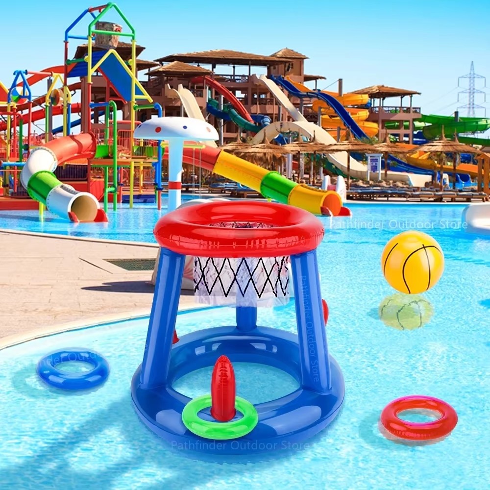Inflatable Floating Basketball - Ring Toss Outdoor recension och pris