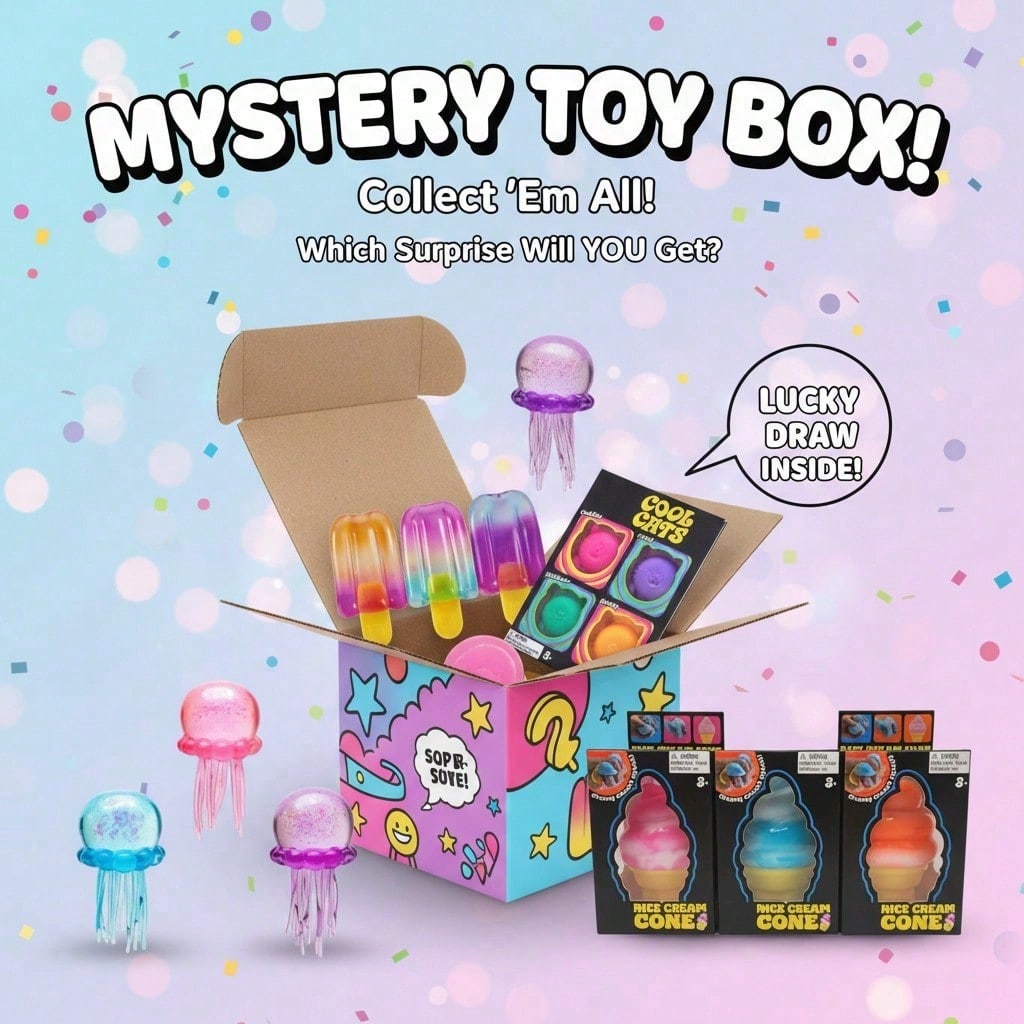 100+ Pieces Assorted Squishy F - Party Games Birthday recension och pris