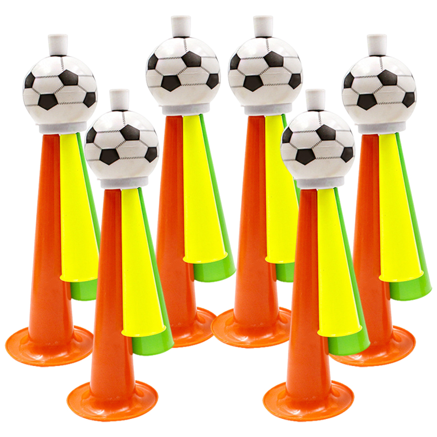 3/6pcs 3-Hole Plastic Football - Party Games No Props recension och pris