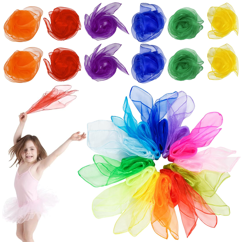 Six Color Silk Scarf Party Fav - Party Games No Props recension och pris