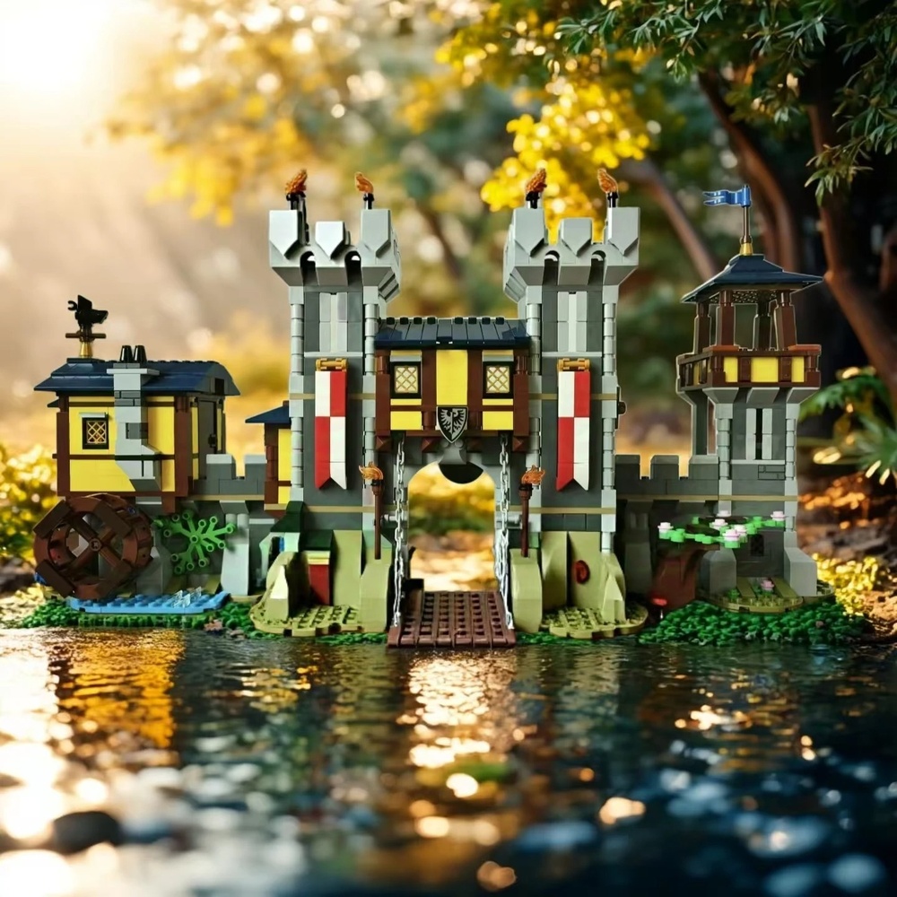 1426pcs New Medieval Castle Ar - Party Games Birthday recension och pris