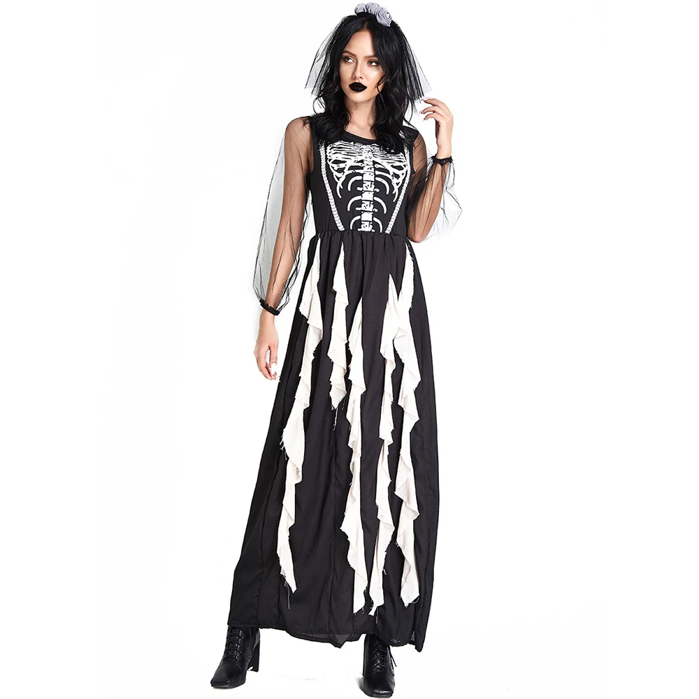 Adult Scary Skull Ghosts Bride - Zombie Party Games For Adults recension och pris