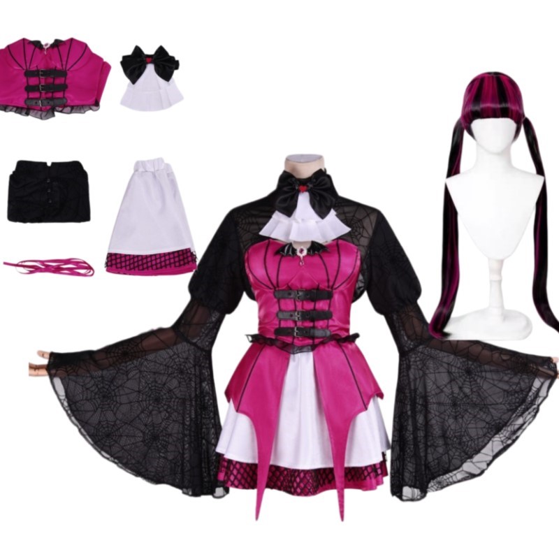 Anime Vampir Draculaura Cospla - Party Games School recension och pris