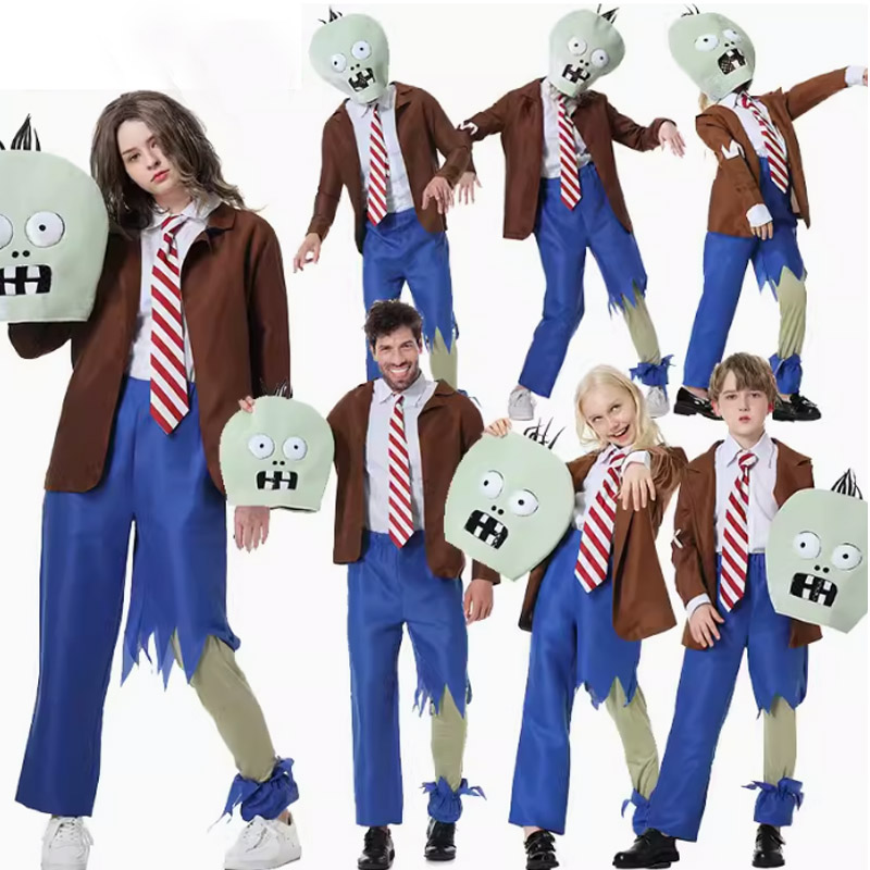 Novelty Jumpsuit Mask Outfit C - Zombie Party Games For Adults recension och pris