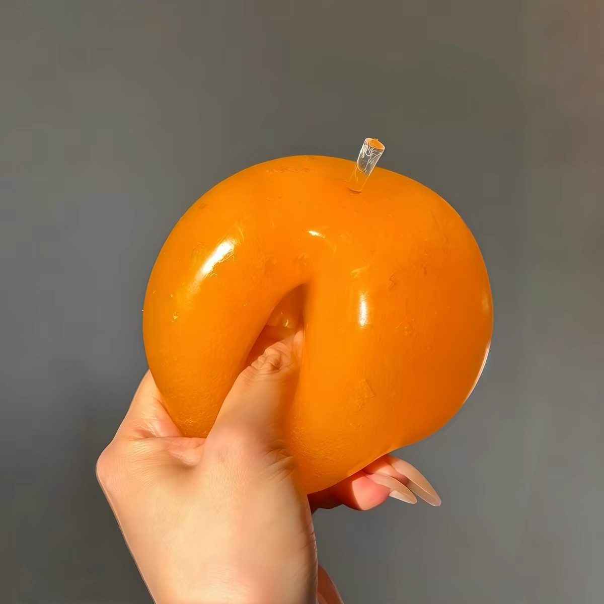 Handmade orange Slushy Squishy - Party Games Spy recension och pris