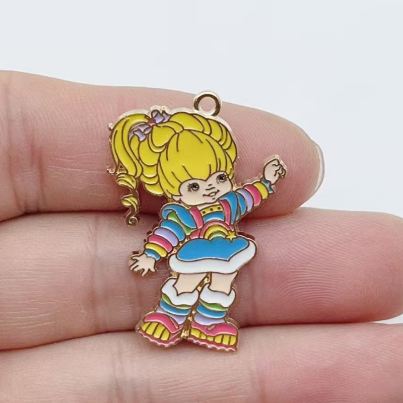 10pcs Cute Little Girl Enamel  - Party Games Spy recension och pris