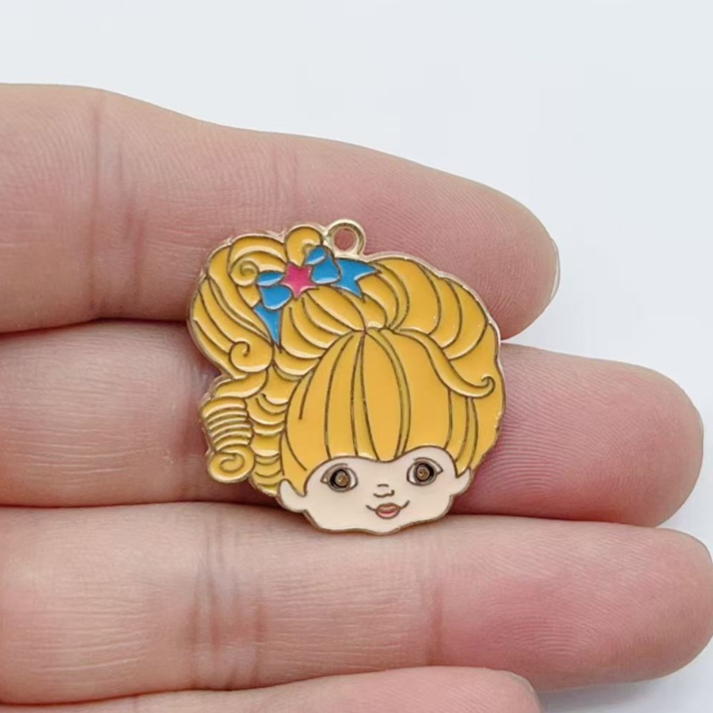 10pcs Cute Little Girl Enamel  - Party Games Spy recension och pris
